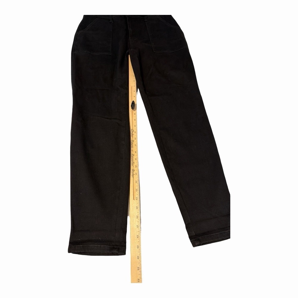 Judy Blue Black High Rise Jogger Pants Drawstring Stretch Denim Size 15 - Picture 5 of 5